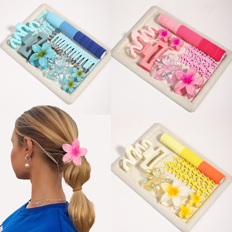 Travel Accessories Aesthetic - 76 pièces, accessoires pour cheveux à
