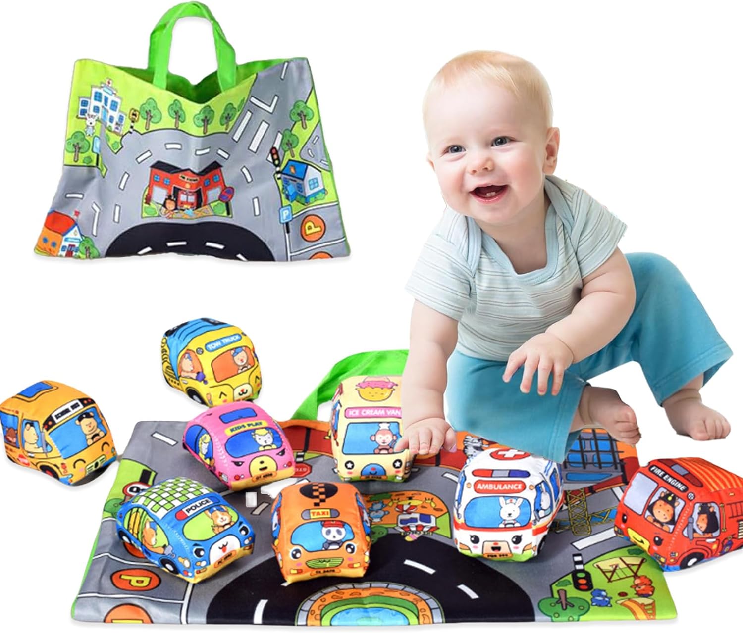 Travel Accessories Baby - Jouet de voiture en tissu doux