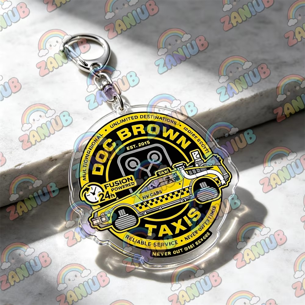 Porte-clés rétro Delorean Flux - Travel Accessories Jewelry avis et prix