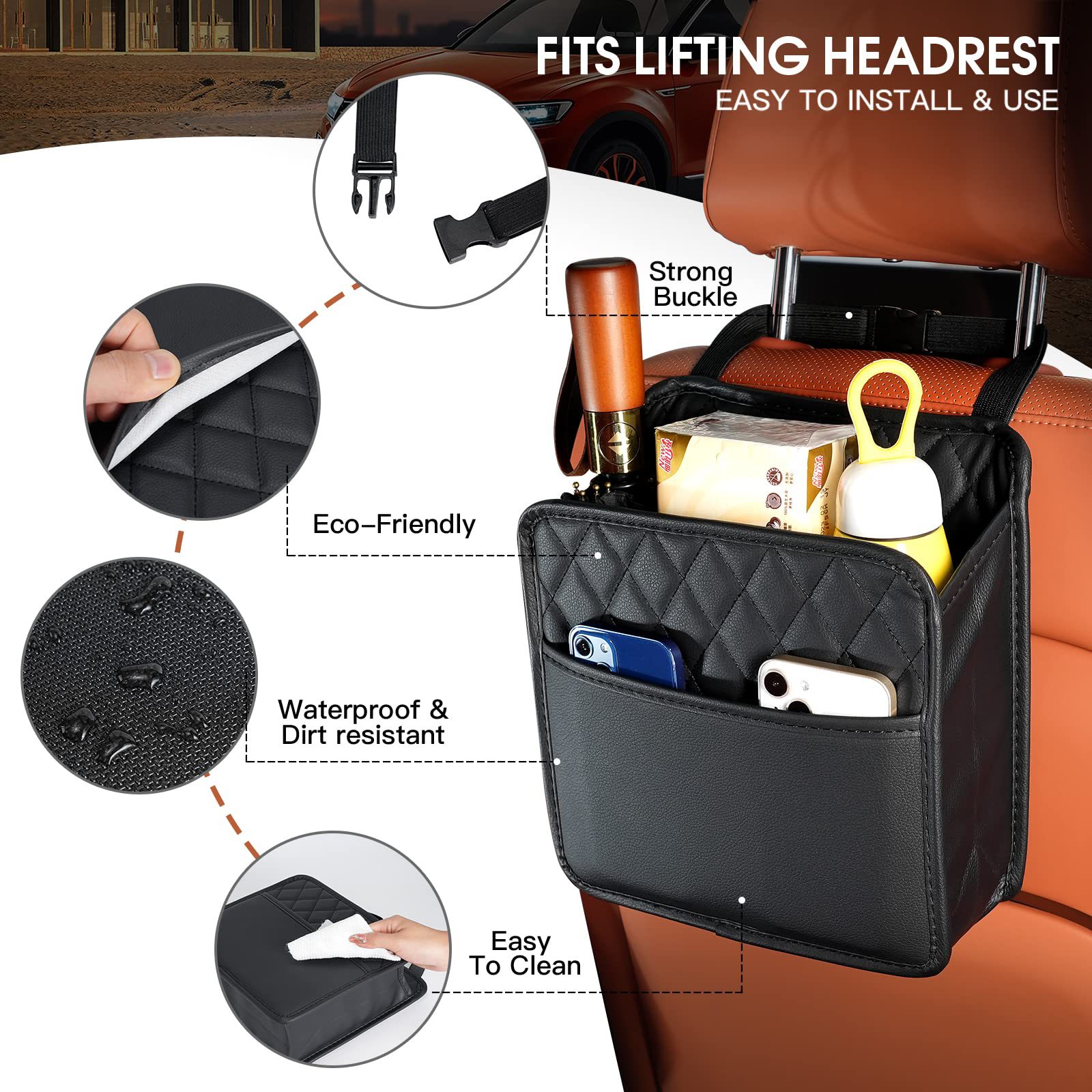 Organisateur de siège arrière  - Travel Accessories Organizer Bag avis et prix