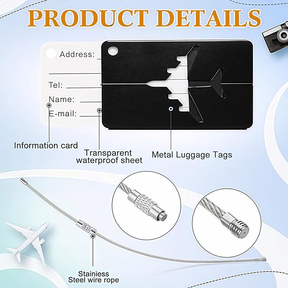 Étiquette de bagage de voyage  - Travel Accessories India avis et prix