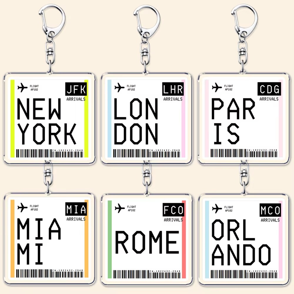 Porte-clés Carte d'embarquemen - Travel Accessories Jewelry avis et prix